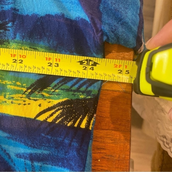 Ocean Current Vintage Hawaiian Men’s XL Blue Shirt Vacation Palm Trees Sunset - Picture 6 of 7